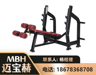 北海豪华下斜卧推架